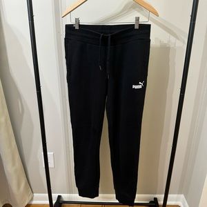 M Black Puma Sweatpants